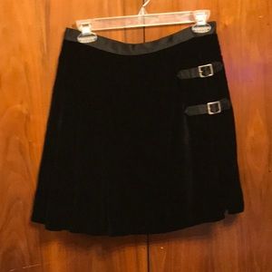 Ralph Lauren black velvet skirt size 10